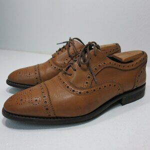 Anthony Veer Essentials Leather Cap Toe Oxfords Dress Shoes Mens Footwear Sz 9
